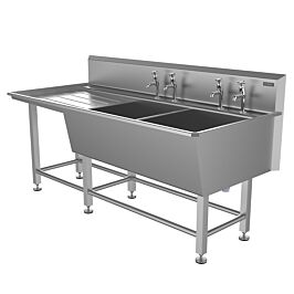 Left drainer Double Bowl Single Drainer Belfast Sink