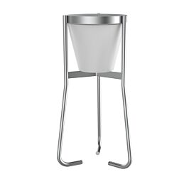 Tubular bucket stand