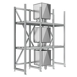 300L 3 High Eurobin Racking