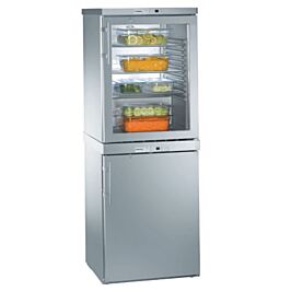 Fridge and Freezer Combi - Stainless Steel