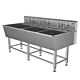 Triple Bowl Stainless Steel Belfast Utility Sink