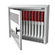 10 knife capacity knife cabinet