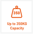 Upto 350kg capacity upto 350kg capacity